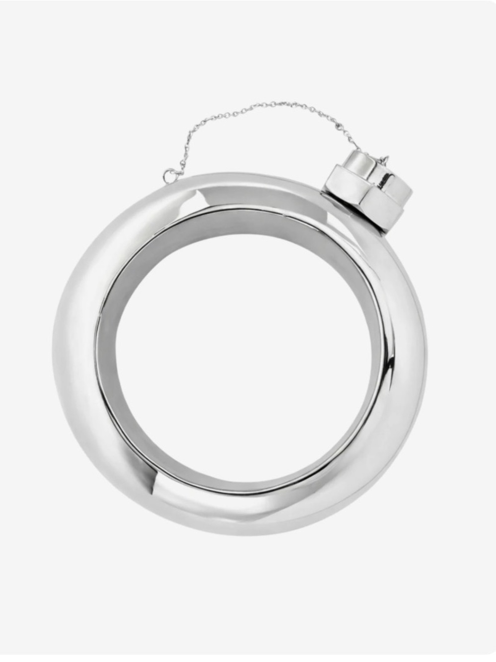 Cynthia Rowley Silver Flask Bracelet